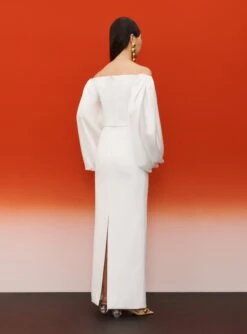 The Finn Maxi Dress In Cream -Paramount Dresses Store SOLACE LONDON OS31045 FINN MAXI DRESS CREAM 1