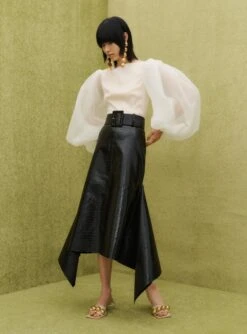 The Sienna Top In Ivory -Paramount Dresses Store SOLACE LONDON OS31049 SIENNA TOP IVORY 2