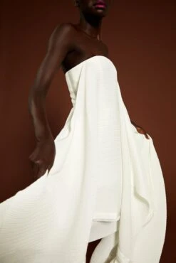 The Hester Dress In Cream 9 The Hester Dress In Cream -Paramount Dresses Store solace london os1446 hester white front 4