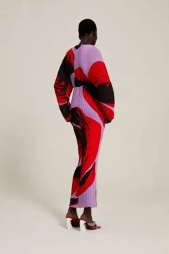 The Mirabelle Dress In Newton Lilac -Paramount Dresses Store solace london os21061 mirabelle newton lilac back 3 1