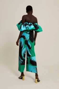 The Margot Top In Newton Green -Paramount Dresses Store solace london os25084a margot os2055a zoya newton green back 4 1