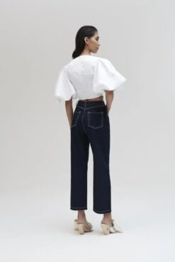 The Pia Top In White 7 The Pia Top In White -Paramount Dresses Store solace london os26048 florrie deep indigo back 2 5affdb1b 628b 44f0 922a e26f41acd4cb