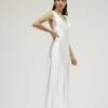 The Aletta Dress In Cream -Paramount Dresses Store solace london os27034 aletta winter white side 1