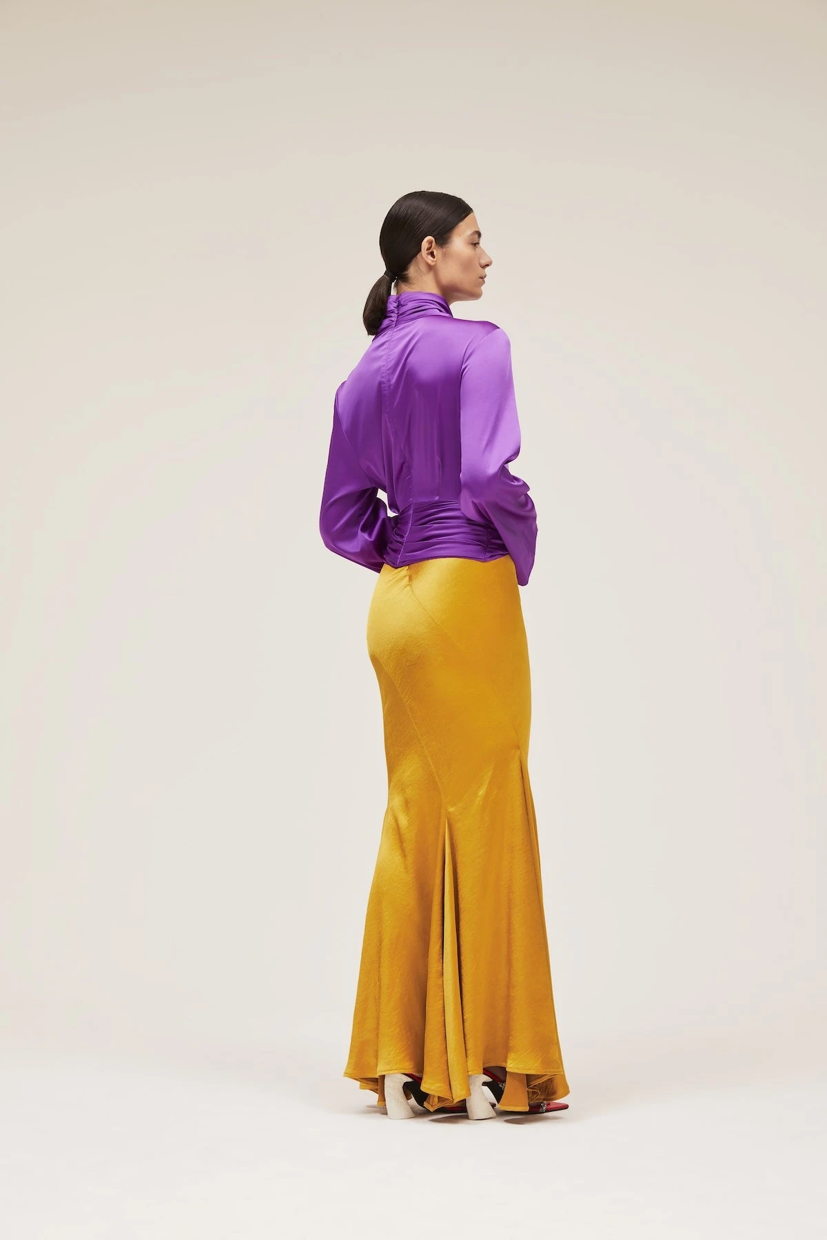 The Laramie Skirt In Gold 5 The Laramie Skirt In Gold - Image 3