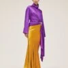 The Laramie Skirt In Gold 1 The Laramie Skirt In Gold -Paramount Dresses Store solace london os27035 laramie gold front 2