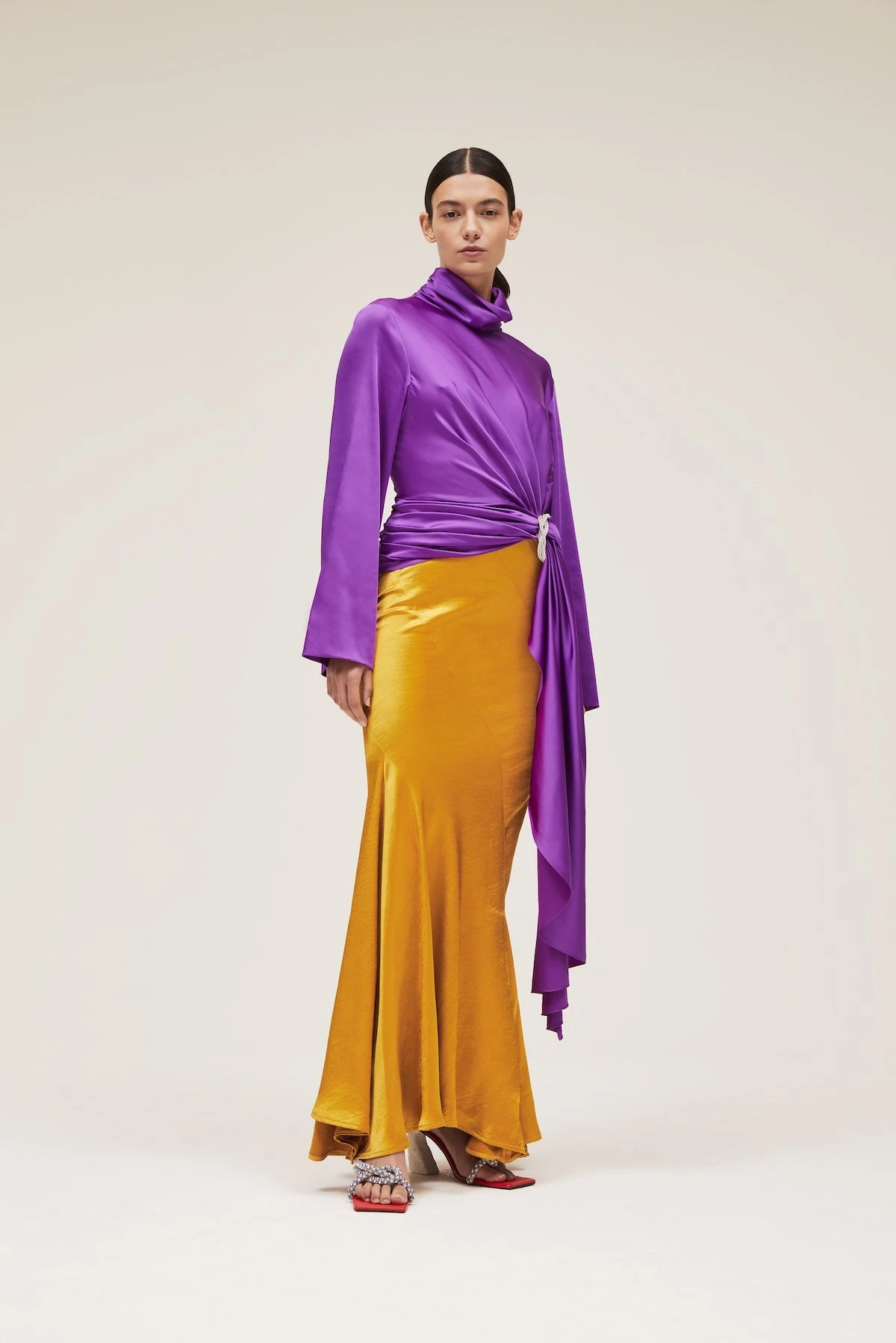 The Laramie Skirt In Gold 3 The Laramie Skirt In Gold