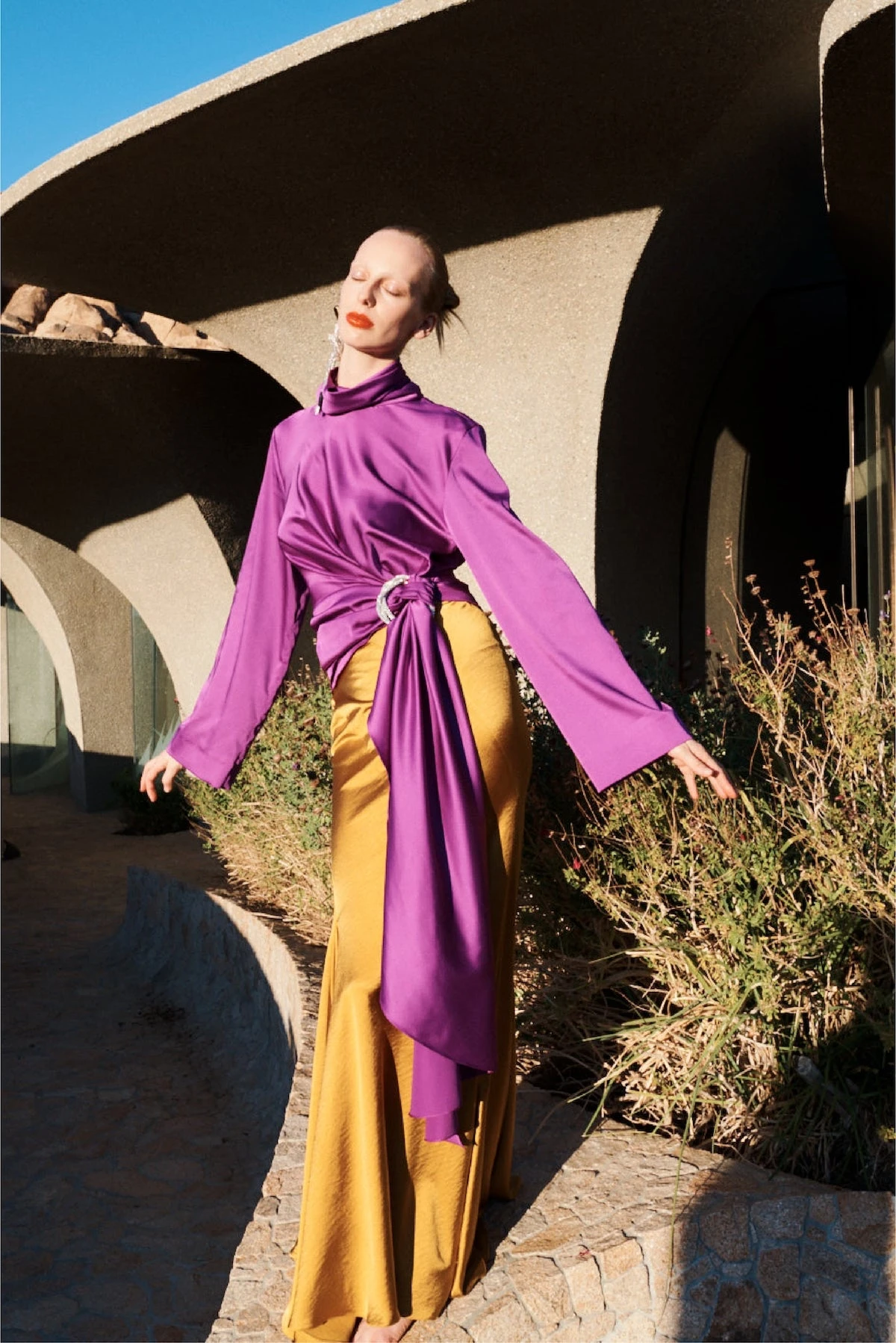 The Laramie Skirt In Gold 6 The Laramie Skirt In Gold - Image 4