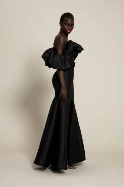 The Pyper Dress In Black -Paramount Dresses Store solace london os29007 pyper black side 2 1