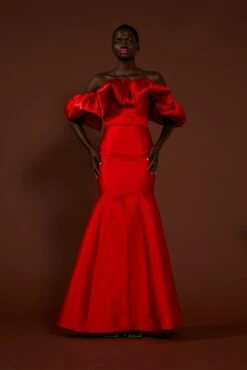 The Pyper Dress In Red -Paramount Dresses Store solace london os29007 pyper red front 1 1