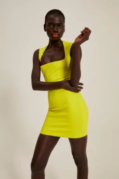 The CoraMini Dress In Sulphur