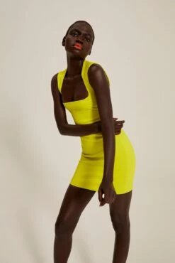 Paramount Dresses Store -Paramount Dresses Store solace london os29009 cora sulphur side 4 1