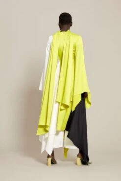 The Ella Dress In Colour Block Sulphur -Paramount Dresses Store solace london os29014a ella colour block sulphur back 2 1