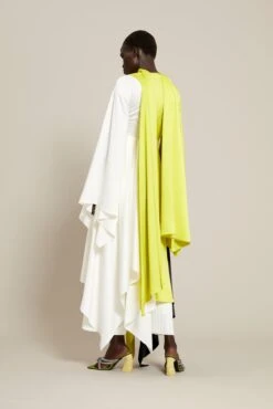 The Ella Dress In Colour Block Sulphur -Paramount Dresses Store solace london os29014a ella colour block sulphur back 3 1